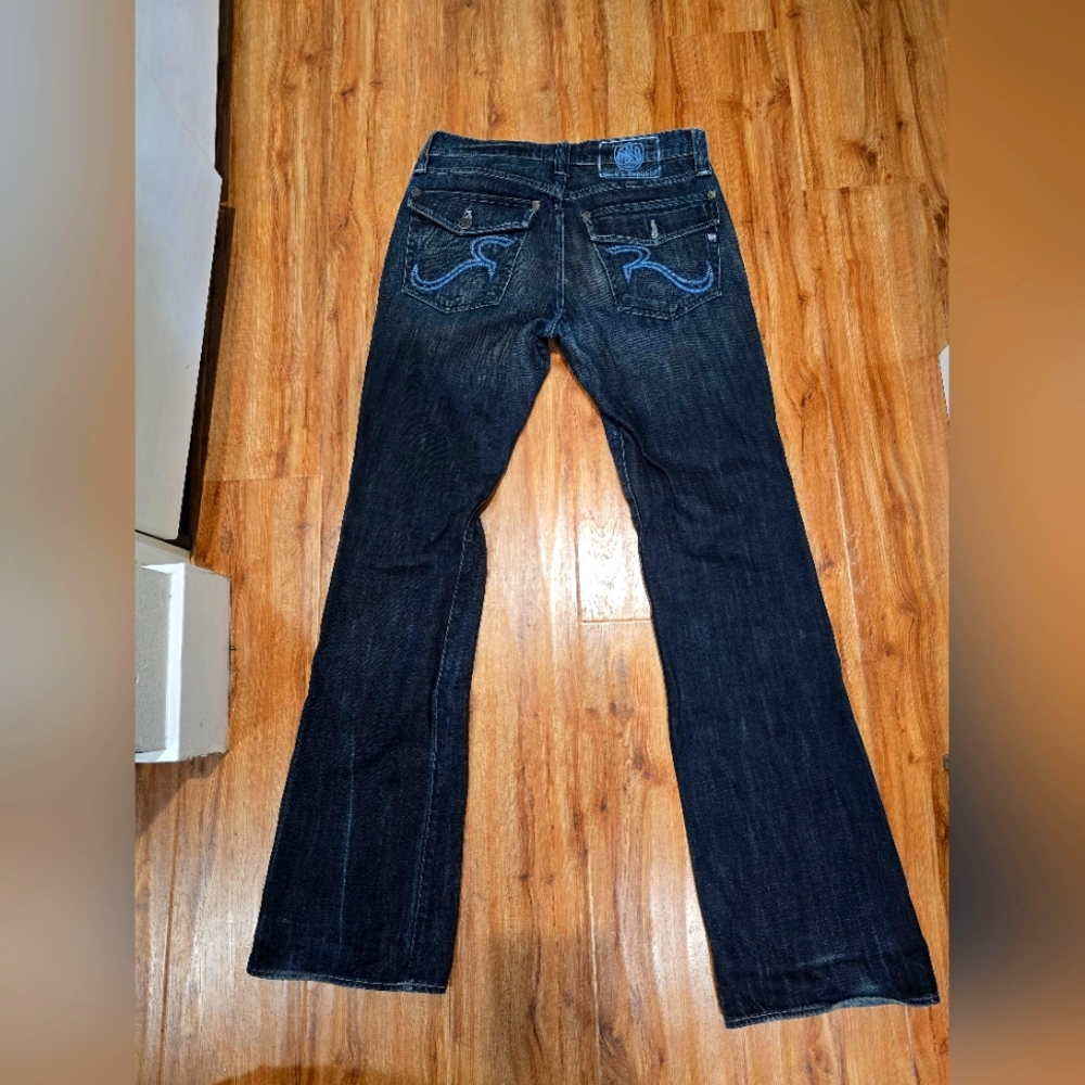 (Sold)Rock and Republic Selvedge Dark wash